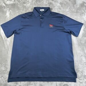 Peter Millar Polo Shirt Mens XL Summer Comfort LACC 123rd US Open Embroidered